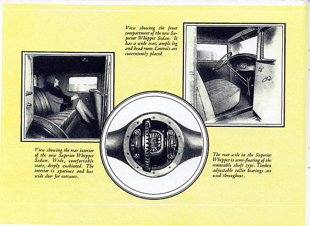 1929 Whippet 96A Sales Brochure