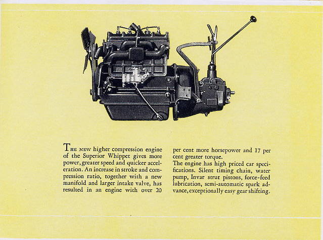 1929 Whippet 96A Sales Brochure