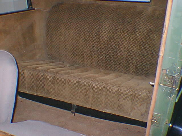Interior View - Rear Seat