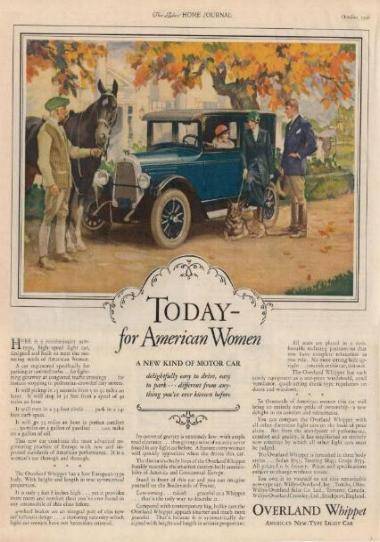1927 Whippet Coach Advertisement - America