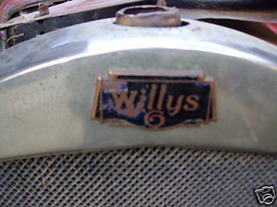1930 Willys C101 Radiator Emblem