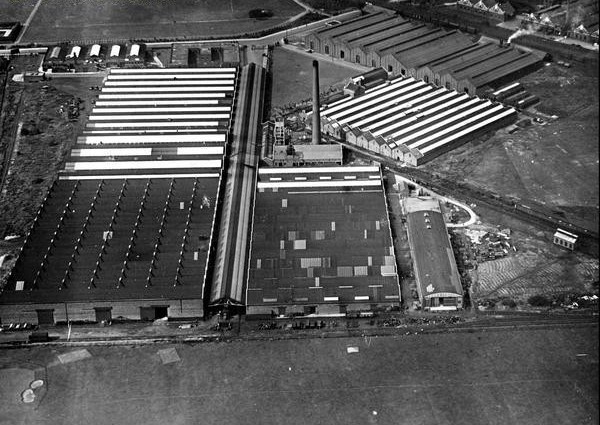 Willys Overland Crossley plant, Heaton Chapel, Stockport, UK circa 1930