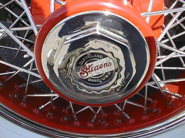 1927 Stearns Knight hubcap