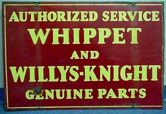 Whippet Dealer Sign