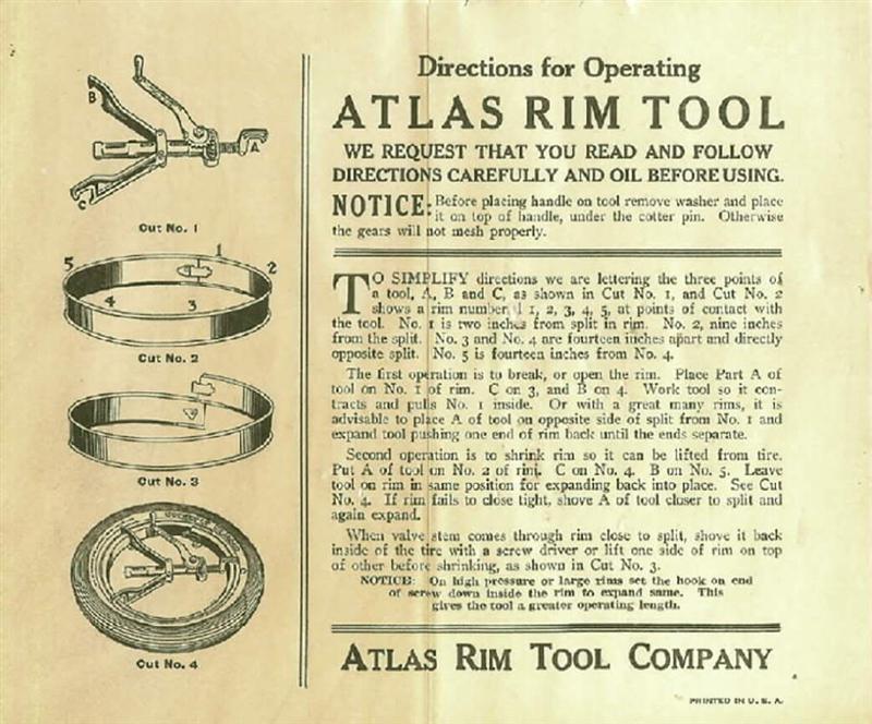 ATLAS Rim Tool instructions