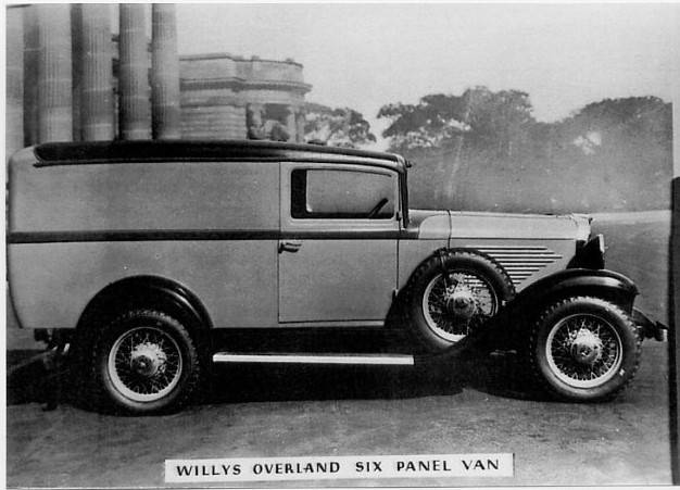 1932 Willys Panel Van Model 6-90 (Holden Bodied) - Australia