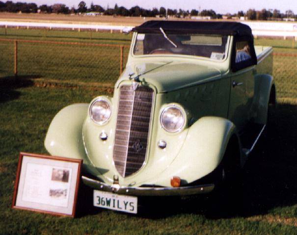 1936 Willys Utility Model 77 (Holden Bodied) - Australia