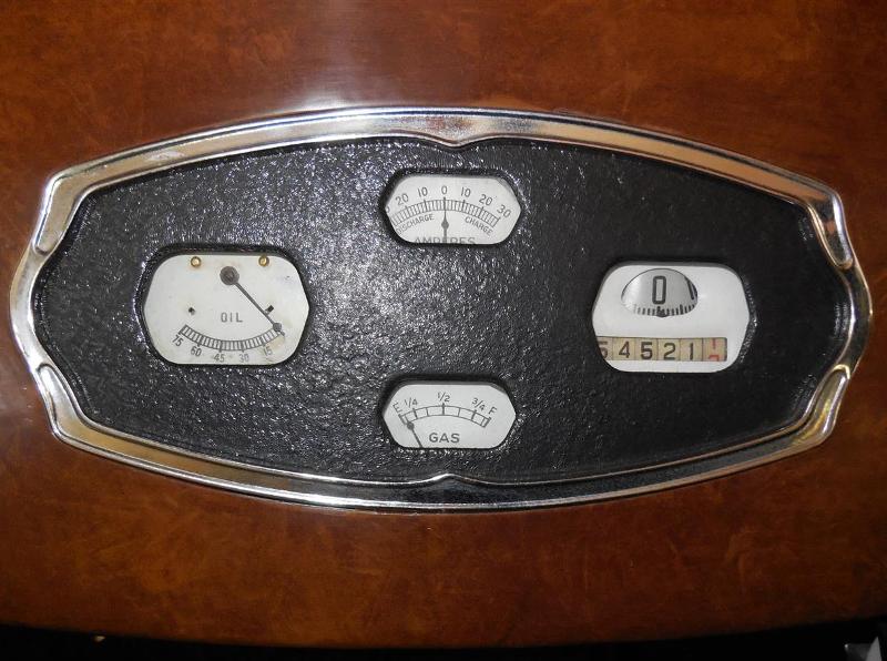 1930 Willys Model 98B Instrument Panel