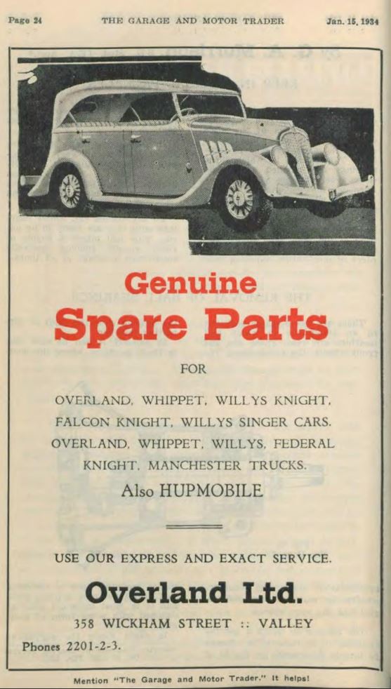 Garage and Motor Trader Magazine, Jan 15, 1934