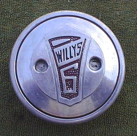1931 Willys 97, 98D Wood Wheel Hubcap