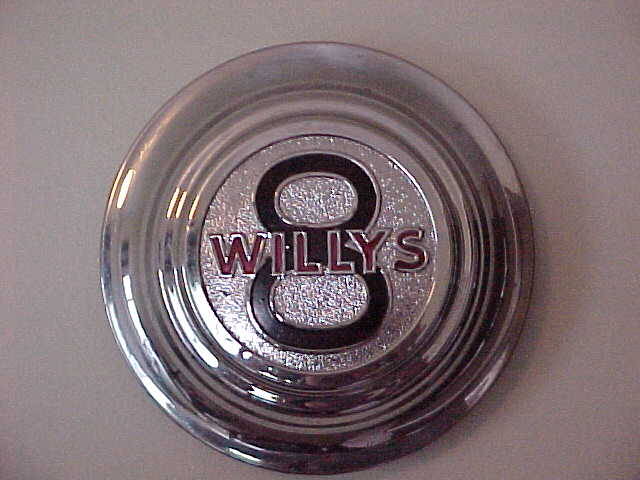 1930 Willys 8-80 Wire Wheel Hubcap