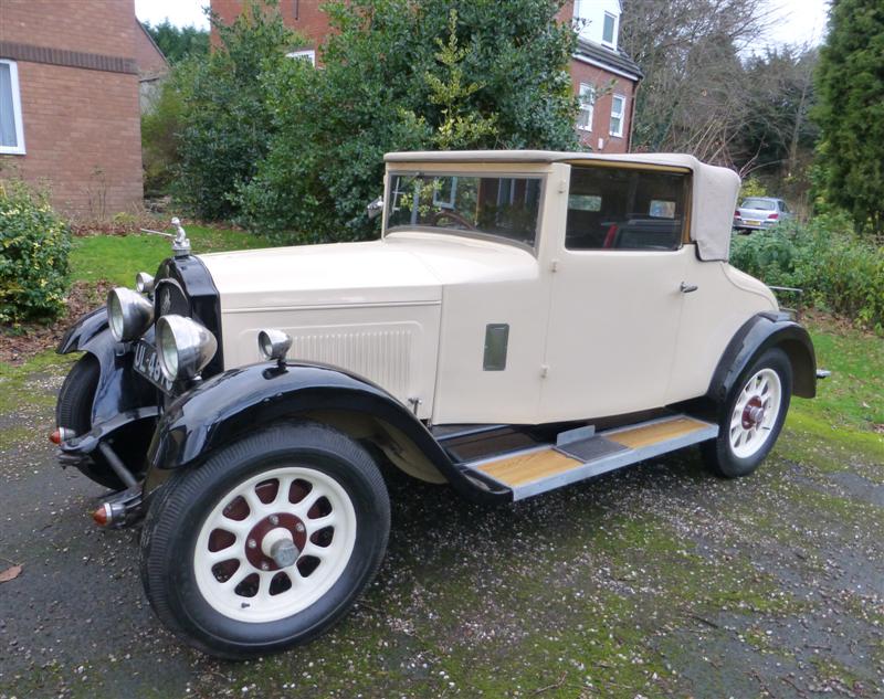 1927 Willys Knight Model 70A Doctors Coupe (WO Crossley Body) - England