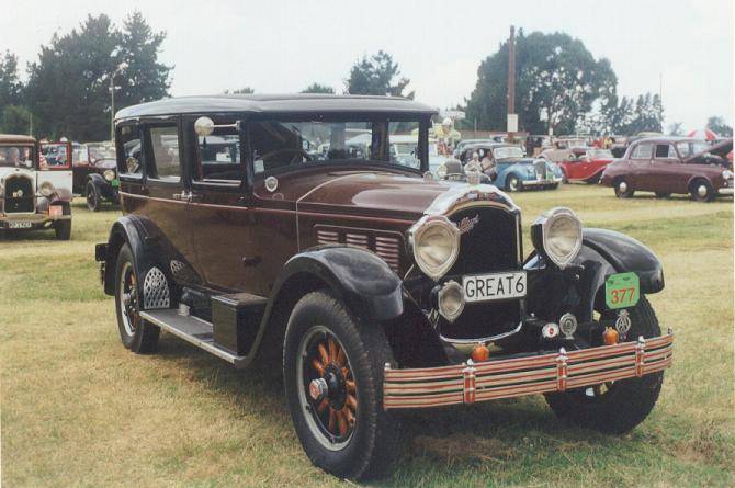 1928 Willys Knight Model 66A Sedan - New Zealand