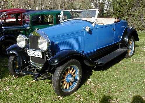 1929 Willys Knight Model 70B Roadster - South Africa
