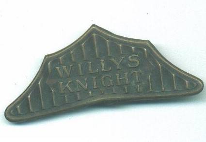 Willys Knight Radiator Emblem - Model 66B