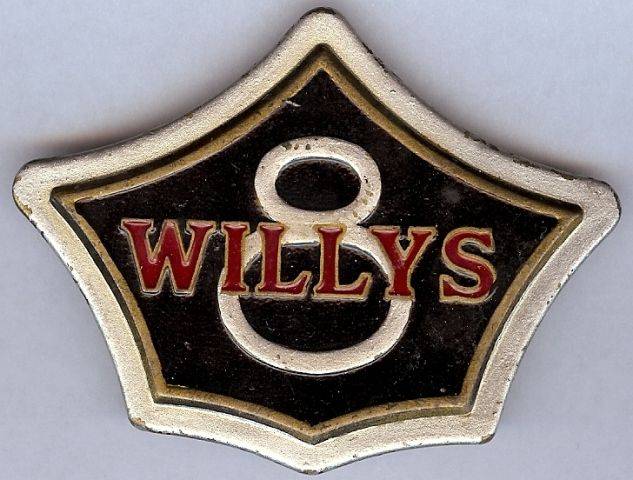 1930, 1931 Willys 8-80 Radiator Emblem